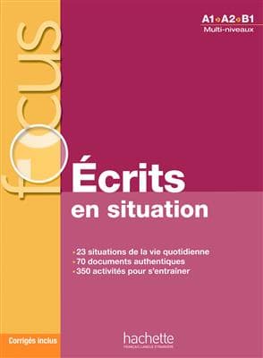 کتاب فرانسه Focus – Ecrits en situations + corrigés