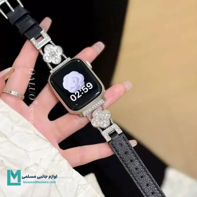 بند اپل واچ لدر ون کلیف 3 کد W1150 | لوازم جانبی مسلمی