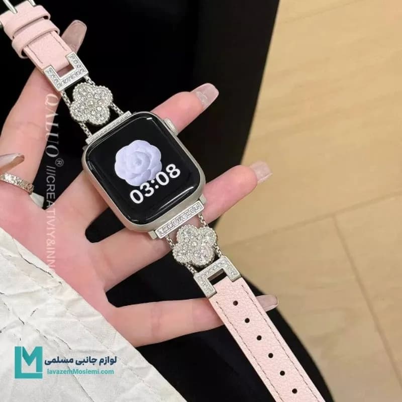 بند اپل واچ لدر ون کلیف 3 کد W1150 | لوازم جانبی مسلمی — تصویر ۳