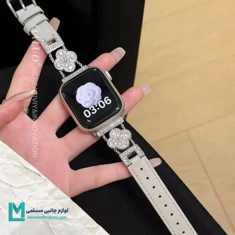 بند اپل واچ لدر ون کلیف 3 کد W1150 | لوازم جانبی مسلمی — تصویر ۵