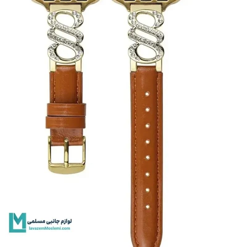 بند اپل واچ چرم و دیاموند S کد W1145 | لوازم جانبی مسلمی — تصویر ۸