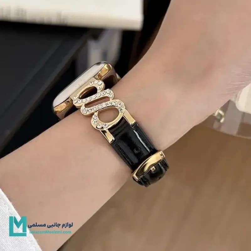 بند اپل واچ چرم و دیاموند S کد W1145 | لوازم جانبی مسلمی — تصویر ۴