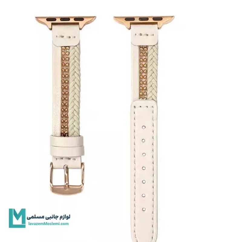 بند اپل واچ چرم سلین 2 کد W1143 | لوازم جانبی مسلمی — تصویر ۴