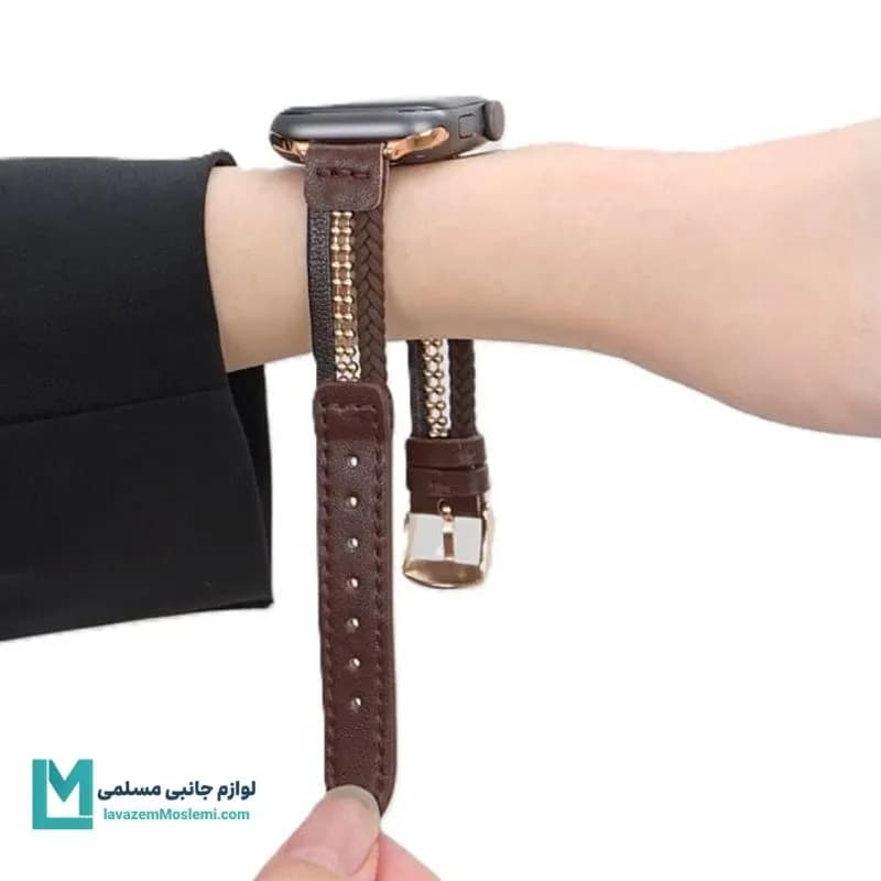 بند اپل واچ چرم سلین 2 کد W1143 | لوازم جانبی مسلمی