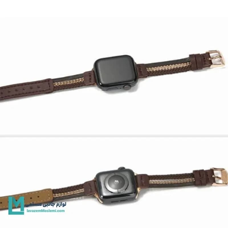 بند اپل واچ چرم سلین 2 کد W1143 | لوازم جانبی مسلمی — تصویر ۸