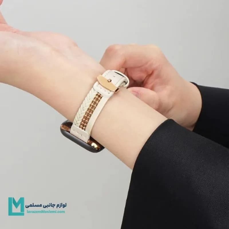 بند اپل واچ چرم سلین 2 کد W1143 | لوازم جانبی مسلمی — تصویر ۷