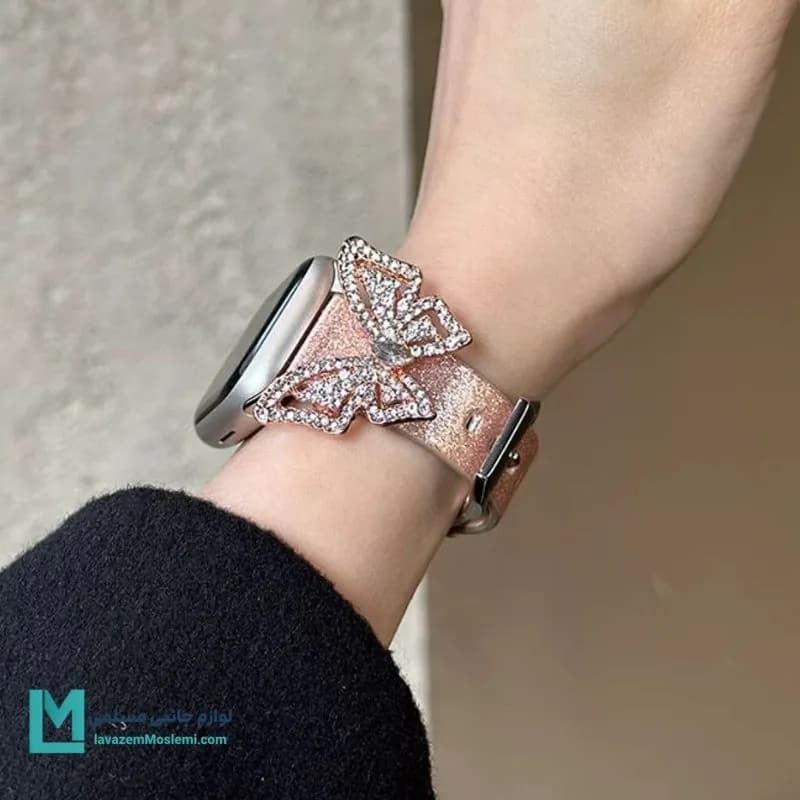 بند اپل واچ شاین استیکر پروانه کد W1140 | لوازم جانبی مسلمی — تصویر ۶