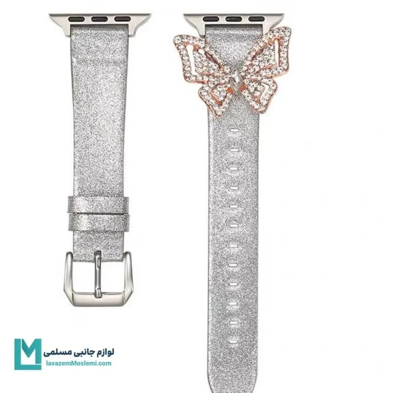 بند اپل واچ شاین استیکر پروانه کد W1140 | لوازم جانبی مسلمی — تصویر ۲