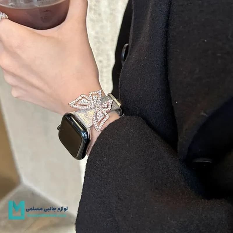بند اپل واچ شاین استیکر پروانه کد W1140 | لوازم جانبی مسلمی — تصویر ۷