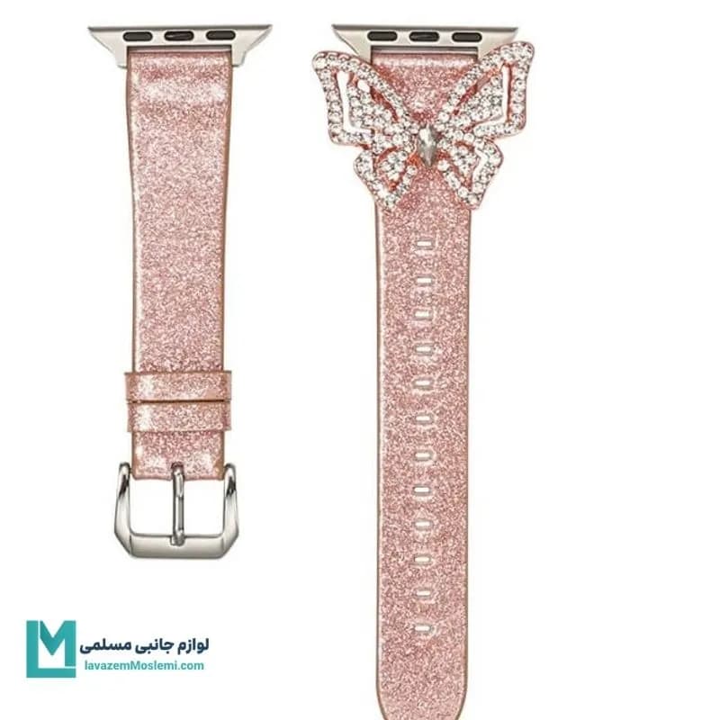 بند اپل واچ شاین استیکر پروانه کد W1140 | لوازم جانبی مسلمی — تصویر ۳