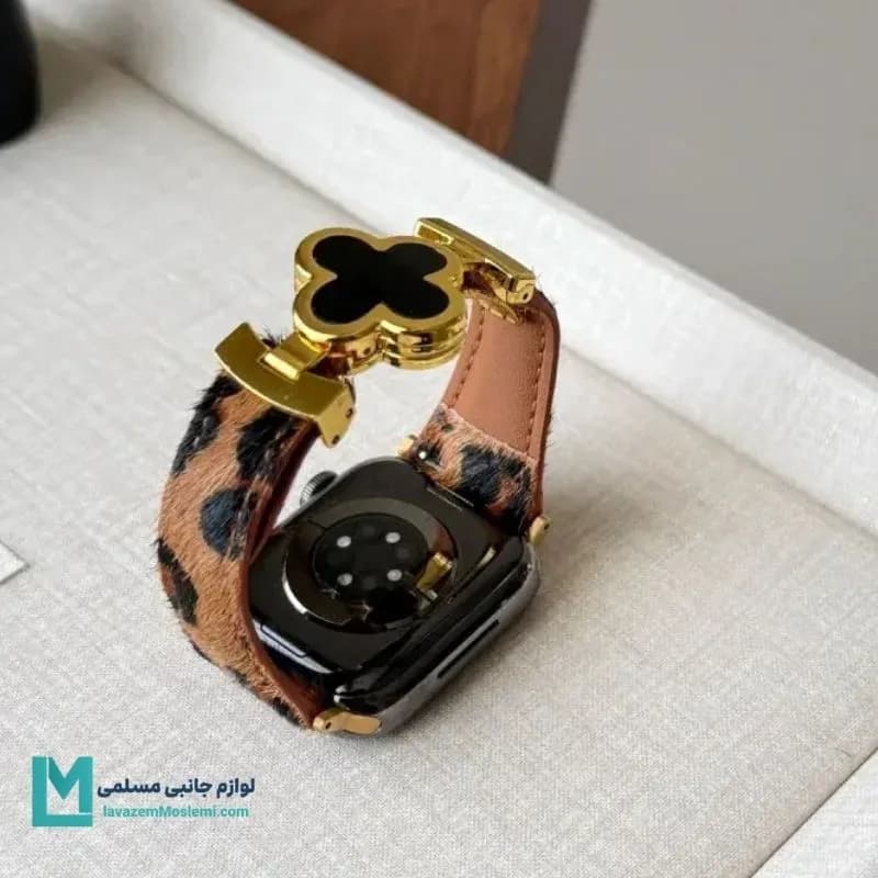 بند اپل واچ پلنگی ون کلیف کد W1136 | لوازم جانبی مسلمی — تصویر ۵