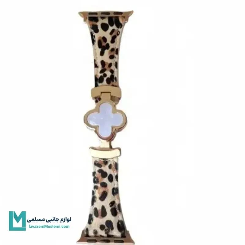 بند اپل واچ پلنگی ون کلیف کد W1136 | لوازم جانبی مسلمی — تصویر ۳