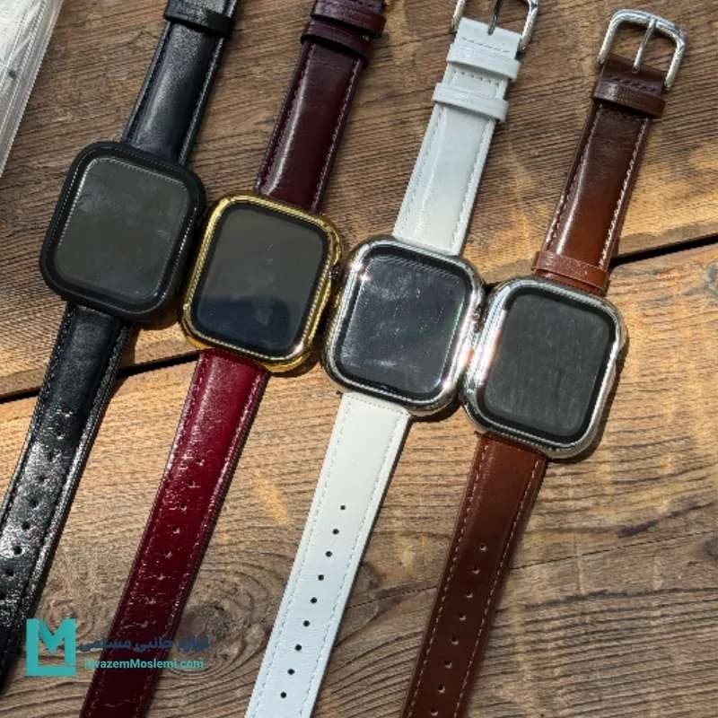 بند اپل واچ چرم وینتیج کد W1133 | لوازم جانبی مسلمی — تصویر ۷