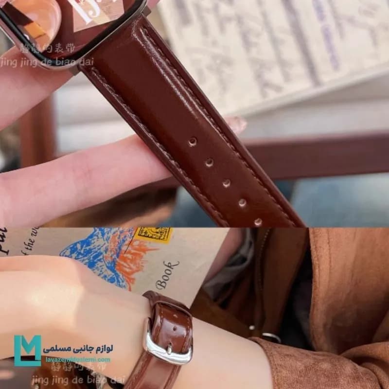 بند اپل واچ چرم وینتیج کد W1133 | لوازم جانبی مسلمی — تصویر ۶