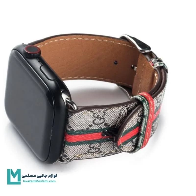 بند اپل واچ چرم گوچی زنبور کد W1126 | لوازم جانبی مسلمی — تصویر ۴