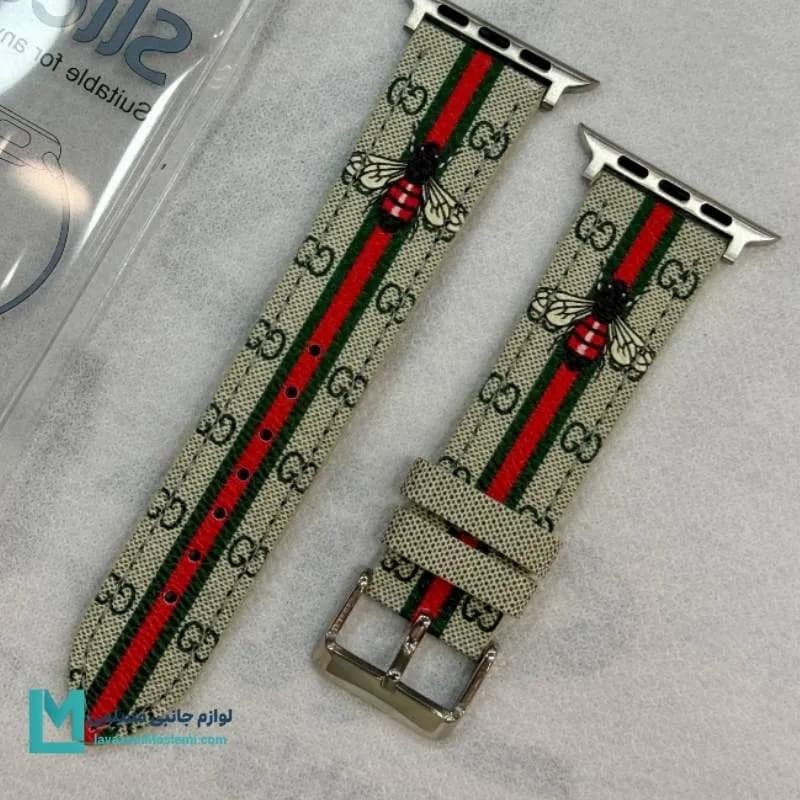 بند اپل واچ چرم گوچی زنبور کد W1126 | لوازم جانبی مسلمی — تصویر ۶
