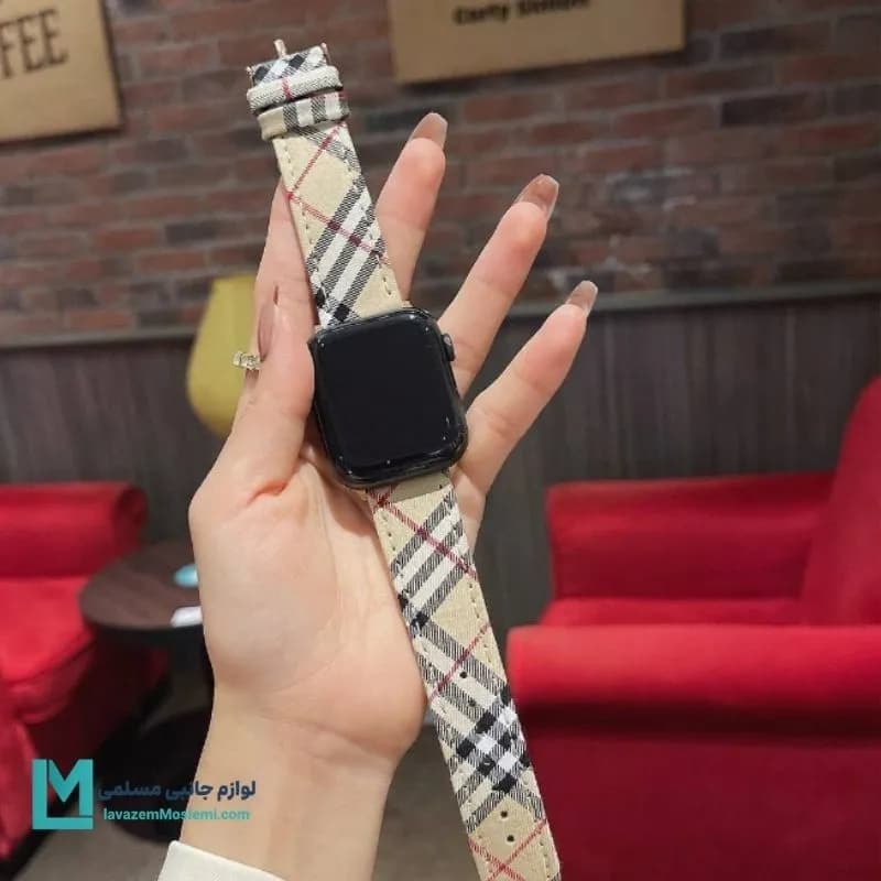 بند اپل واچ باربری کلاسیک کد W1123 | لوازم جانبی مسلمی — تصویر ۴