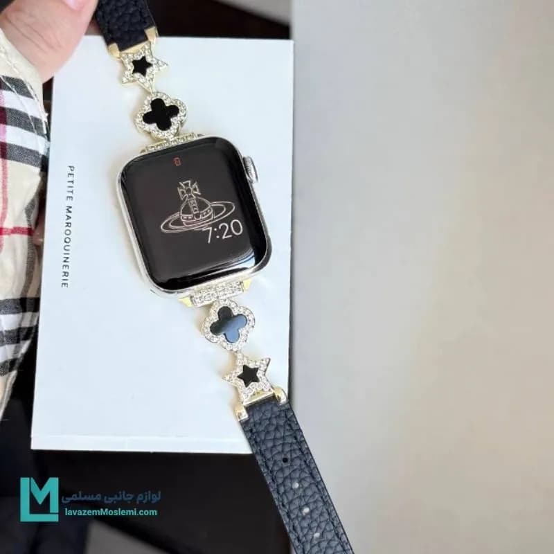 بند اپل واچ چرم استار کلیف کد W1122 | لوازم جانبی مسلمی — تصویر ۳