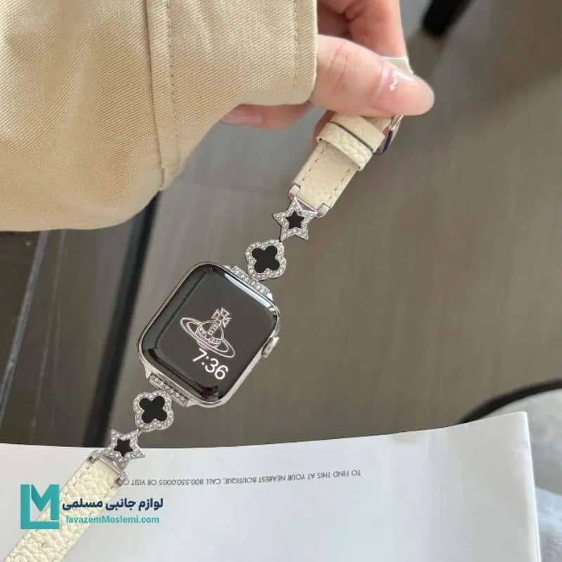 بند اپل واچ چرم استار کلیف کد W1122 | لوازم جانبی مسلمی — تصویر ۷