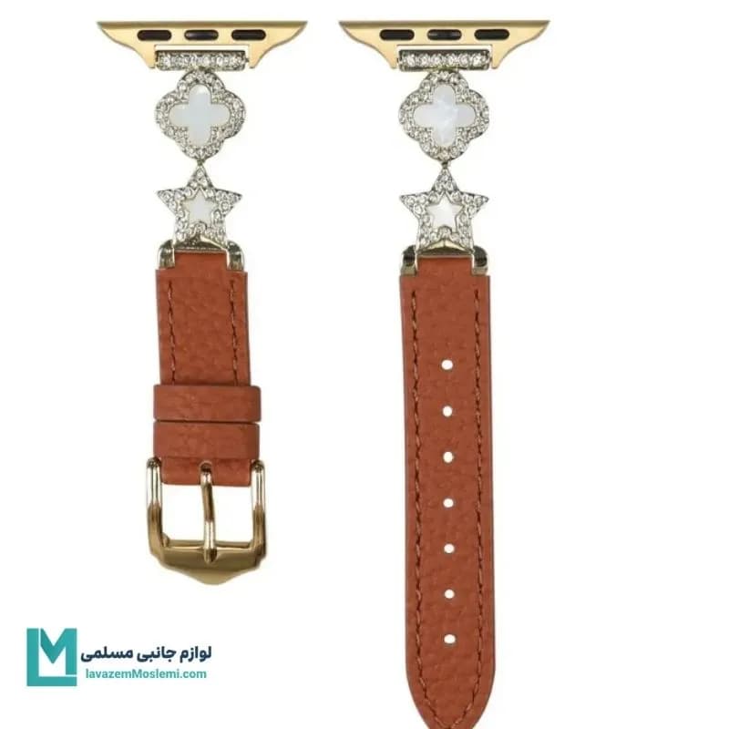 بند اپل واچ چرم استار کلیف کد W1122 | لوازم جانبی مسلمی — تصویر ۲