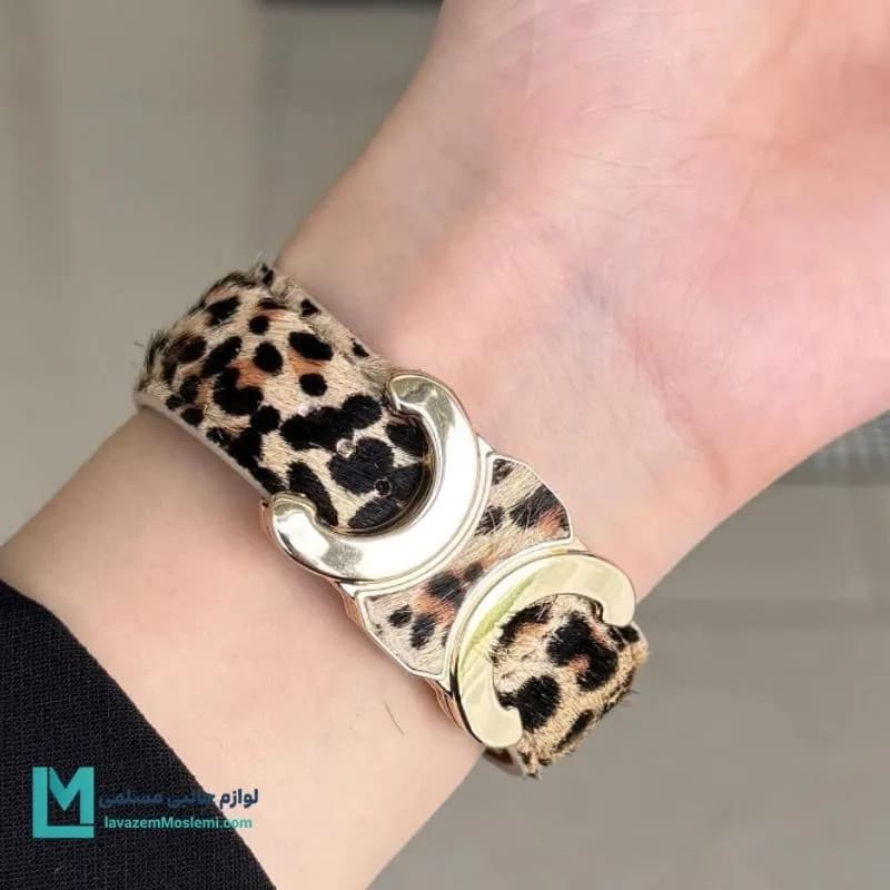 بند اپل واچ سلین پلنگی کد W1121 | لوازم جانبی مسلمی — تصویر ۵