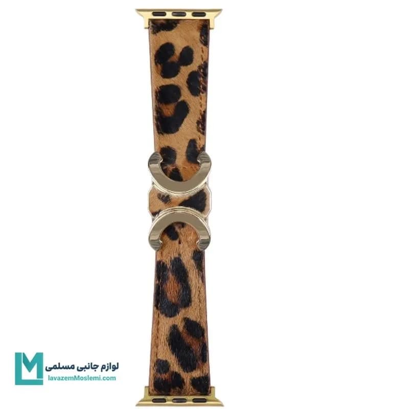 بند اپل واچ سلین پلنگی کد W1121 | لوازم جانبی مسلمی — تصویر ۲