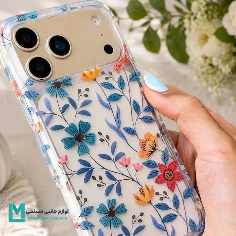 کاور گوشی فانتزی باغ آبی کد C3506 | لوازم جانبی مسلمی