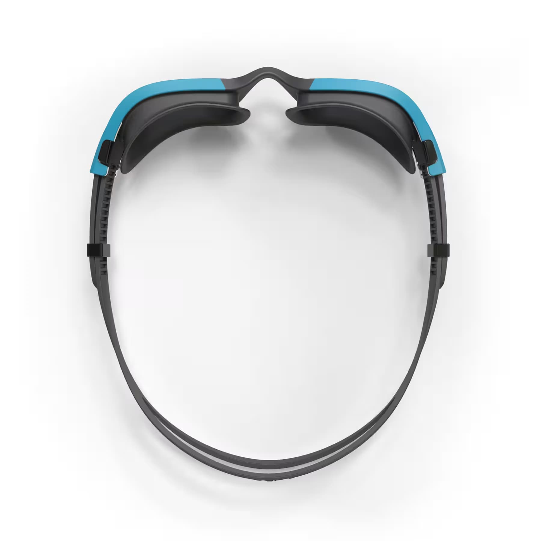 عینک شنا نابایجی پلاریزه – دکتلون Nabaiji Swimming Goggles – Large Size – Black/Blue – Polarized Lenses – Spirit — تصویر ۴