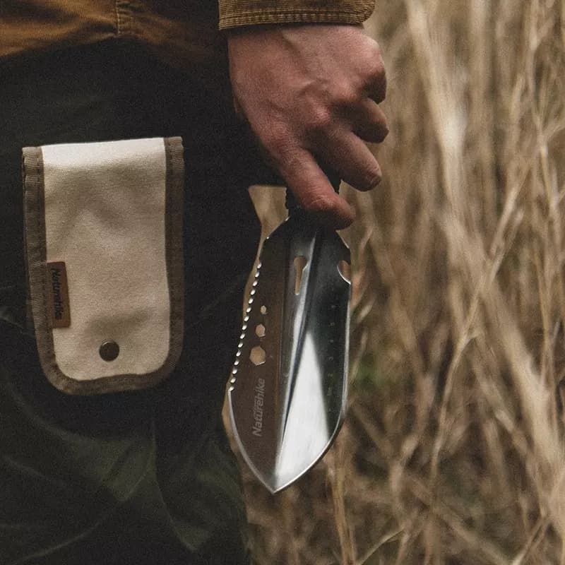 بیلچه نیچرهایک چند منظوره – استیل Naturehike Multi-functional outdoor hand shovel – NH20GJ001 — تصویر ۲