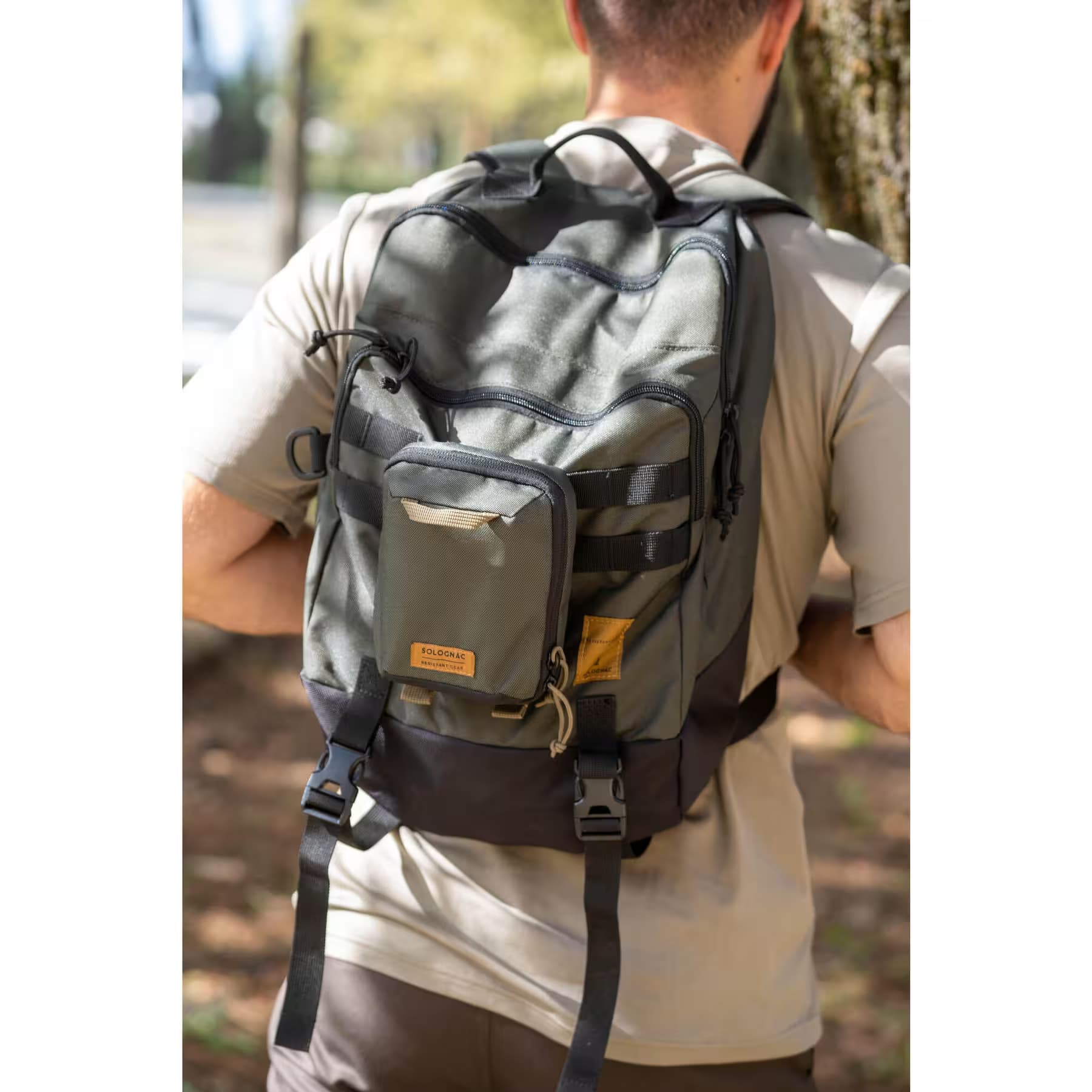 کیف بوشکرفت سولوگناک – نظم دهنده ابزار و تجهیزات اسمال Solognac Bag – Hunting and Nature Observation – Size S – X-Access – EDC — تصویر ۲