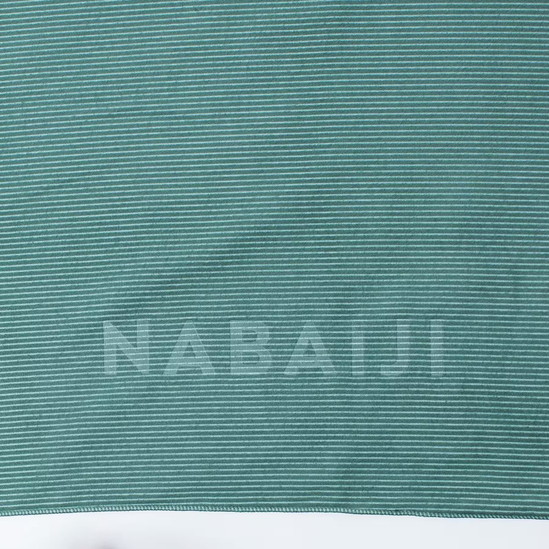 حوله نابایجی مایکروفایبر دکتلون – سبز راه راه Nabaiji Microfiber Sea Towel Dark Green / Green Stripes 110 x 175 cm XL — تصویر ۶