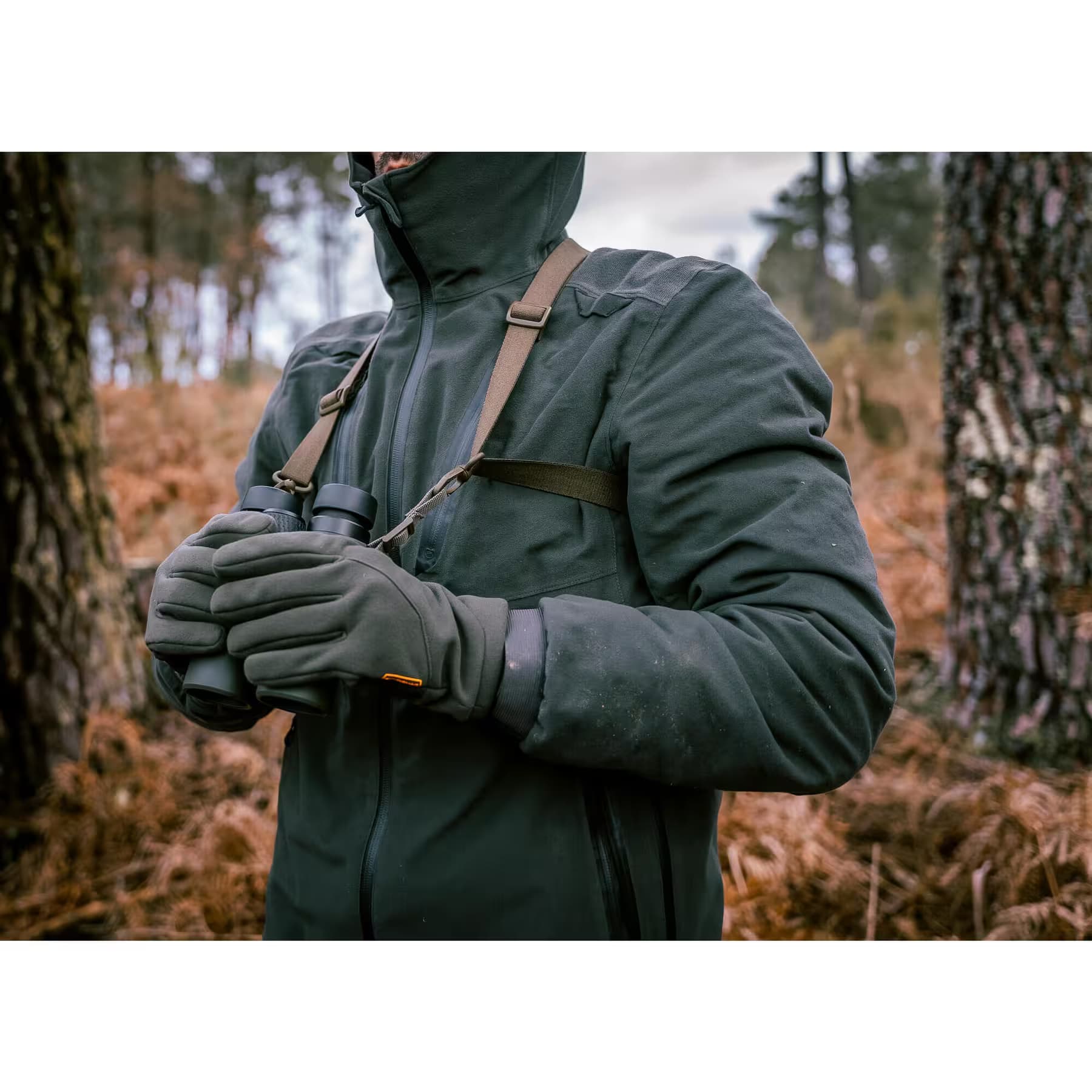بند الاستیک دوربین دو چشمی سولوگناک – شکار و بوشکرفت Solognac Elastic Binocular Strap – Hunting and Nature Observing — تصویر ۲