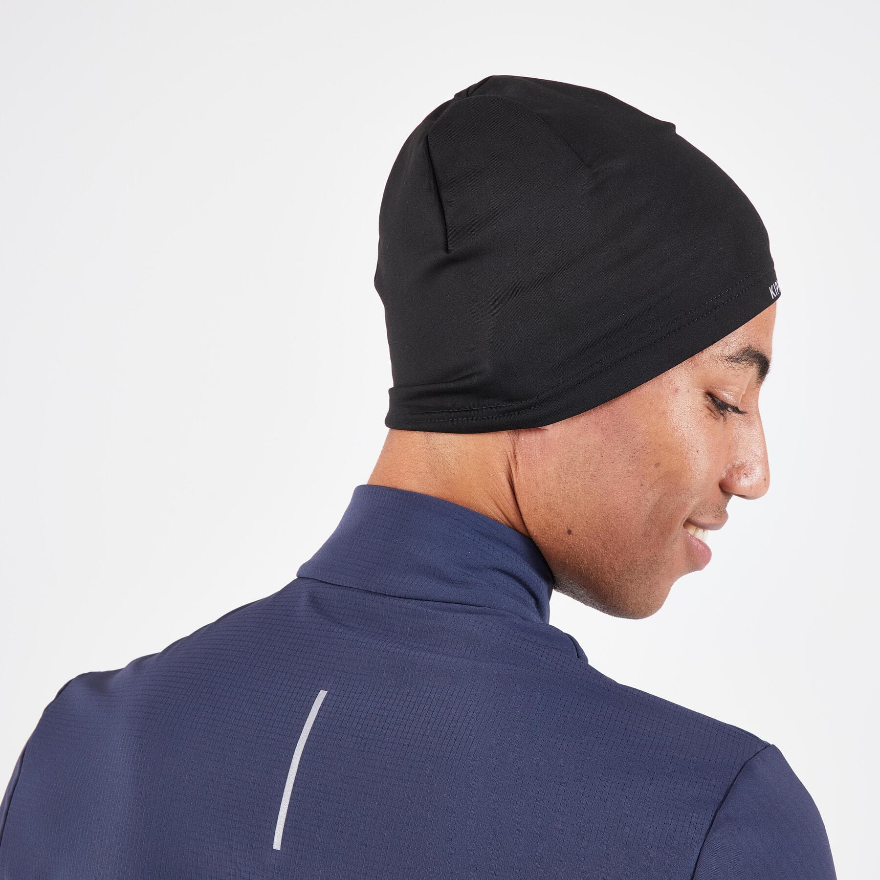 کلاه برت کالنجی Kalenji Adult Black Running Beret – Kiprun Warm – Running — تصویر ۵