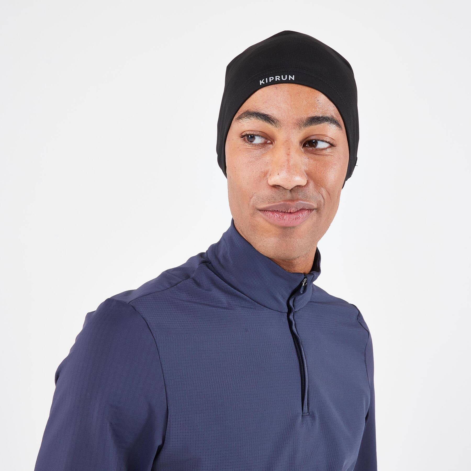 کلاه برت کالنجی Kalenji Adult Black Running Beret – Kiprun Warm – Running — تصویر ۴