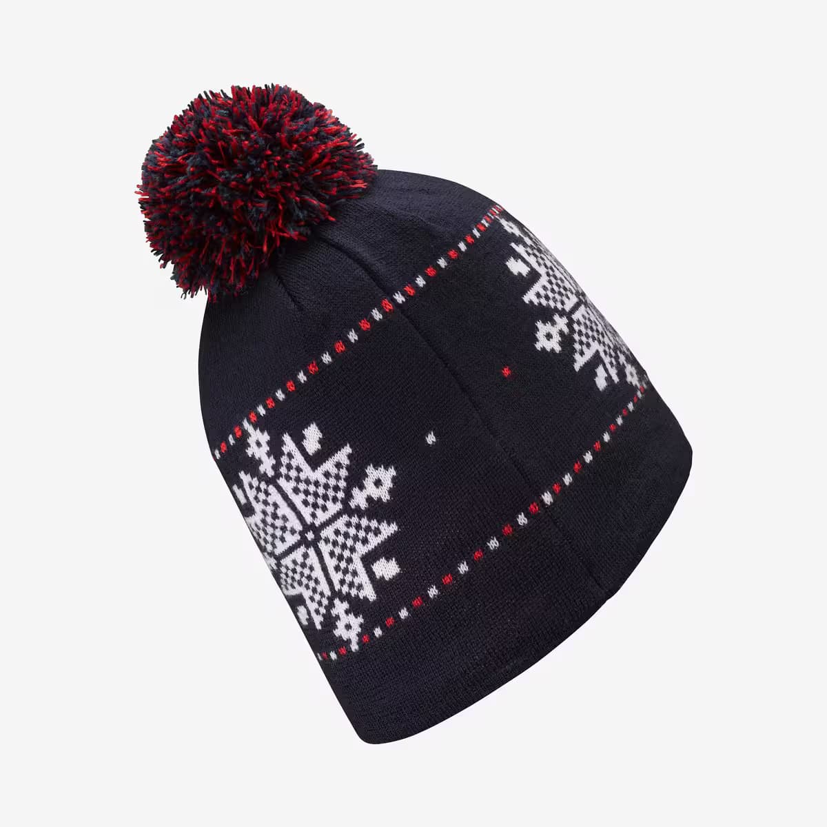 کلاه اسکی و شهری ودزی – دکتلون Wedze Adult Jacquard Ski Beanie – Blue — تصویر ۴