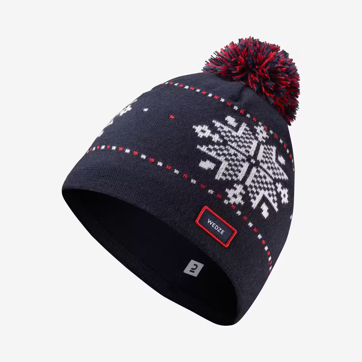 کلاه اسکی و شهری ودزی – دکتلون Wedze Adult Jacquard Ski Beanie – Blue