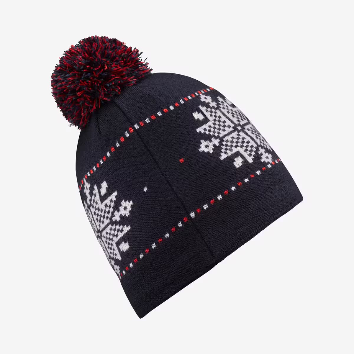 کلاه اسکی و شهری ودزی – دکتلون Wedze Adult Jacquard Ski Beanie – Blue — تصویر ۵