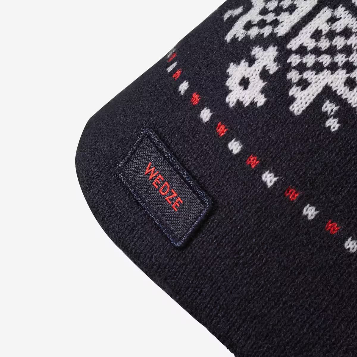 کلاه اسکی و شهری ودزی – دکتلون Wedze Adult Jacquard Ski Beanie – Blue — تصویر ۶