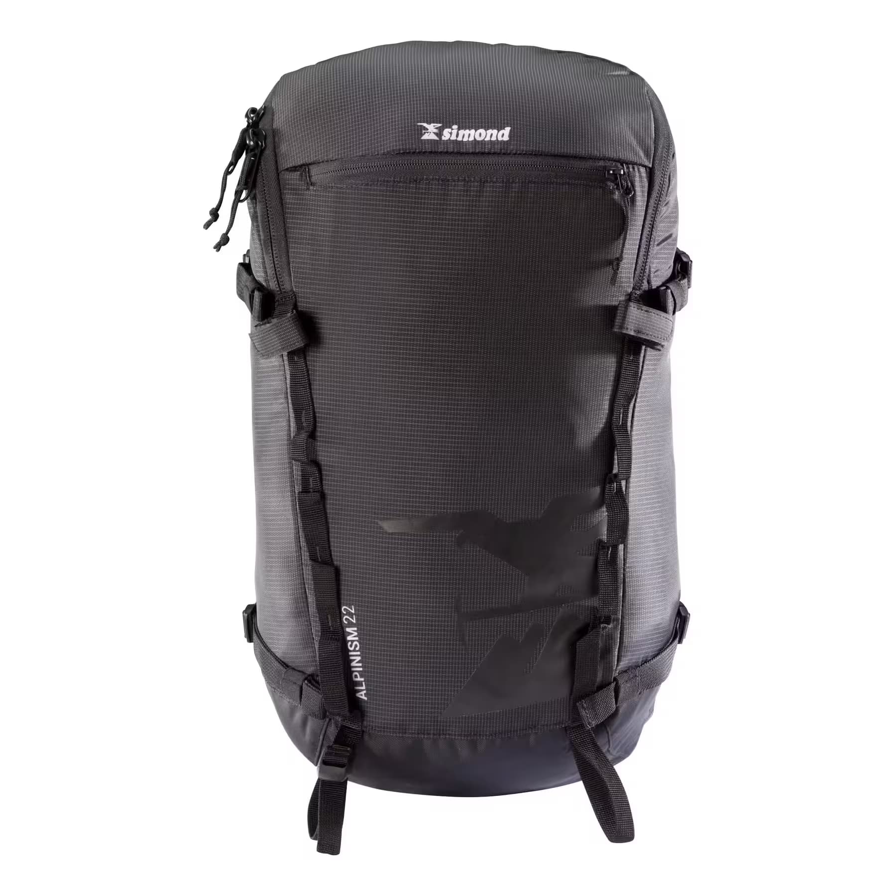 کوله پشتی صخره نوردی و اسکی سیموند 22 لیتری Simond Mountaineering Backpack – 22L – Black – ALPINISM — تصویر ۵