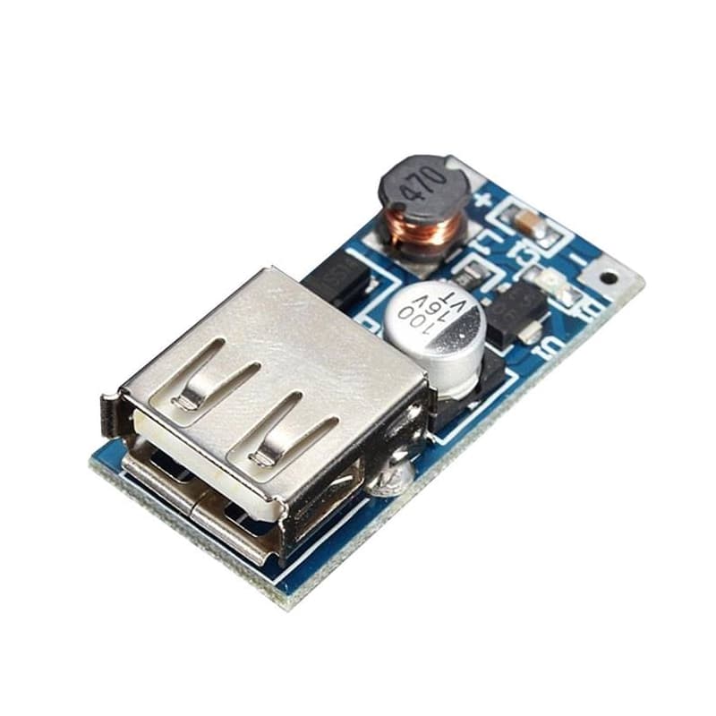 ماژول رگلاتور افزاینده 5 ولت 600 میلی آمپر USB‏ — تصویر ۲