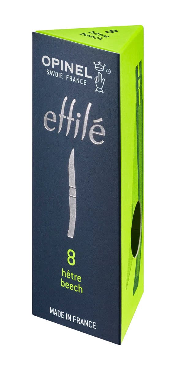 چاقو اپینل ایفل 08 استنلس – چوب راش Opinel No.08 Effilé Stainless Steel Slim Folding Knife | Beech wood — تصویر ۴