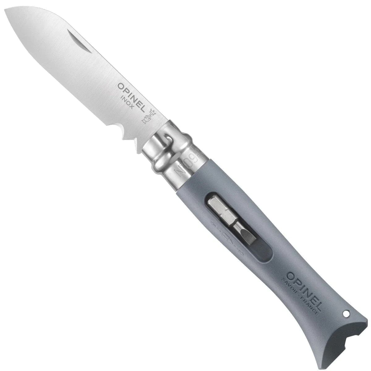 چاقو اپینل 09 یوتلتی Opinel No.09 DIY Folding Utility Knife Grey
