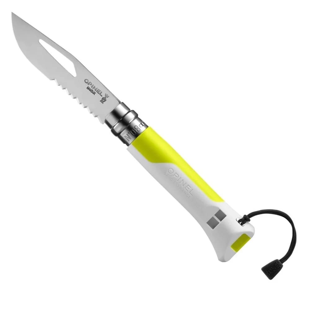 چاقو اپینل 08 آتدور Opinel No.08 Stainless Steel Folding Knife – Outdoor White Yellow