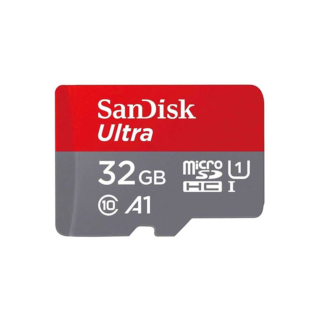 کارت حافظه MicroSDXC سن دیسک مدل Ultra A1 کلاس 10 سرعت 120MBps با ظرفیت 32 گیگابایت