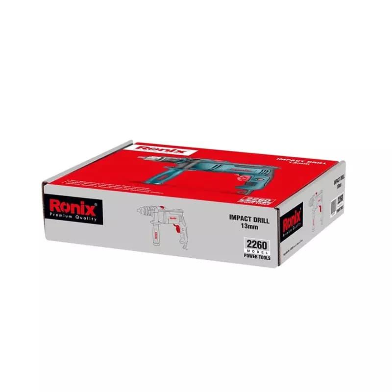 دریل 13 چکشی رونیکس 750 وات مدل 2260 — تصویر ۹