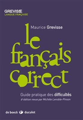 کتاب فرانسه Le francais correct – Guide pratique des difficultes – Grevisse