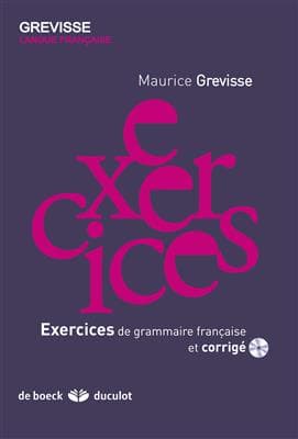 کتاب Exercices de grammaire francaise et corrigé – grevisse
