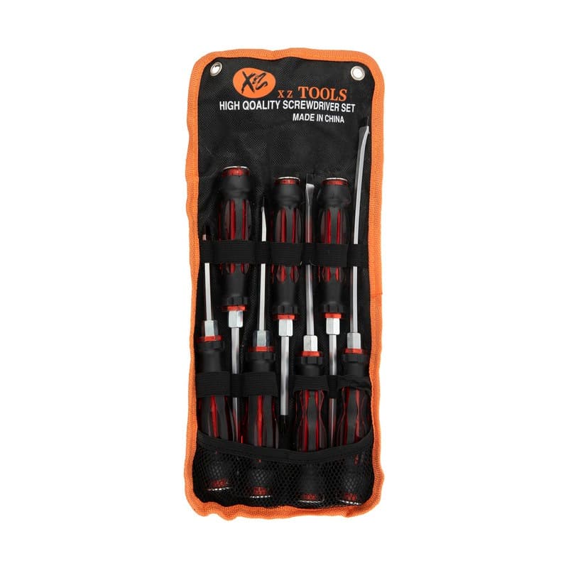 سری 7 عددی پیچگوشتی ضربه خور کیفی XZ TOOLS