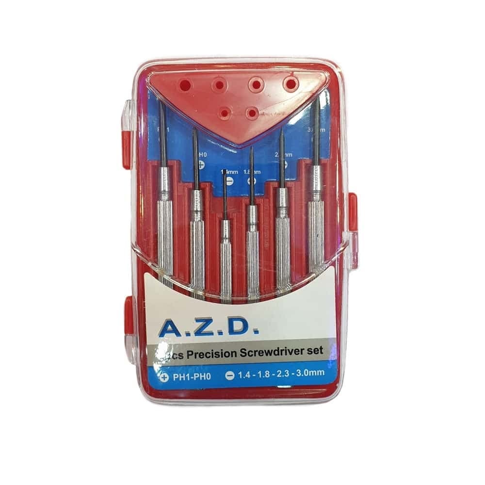 ست 6 عددی پیچگوشتی ساعتی آزد AZD