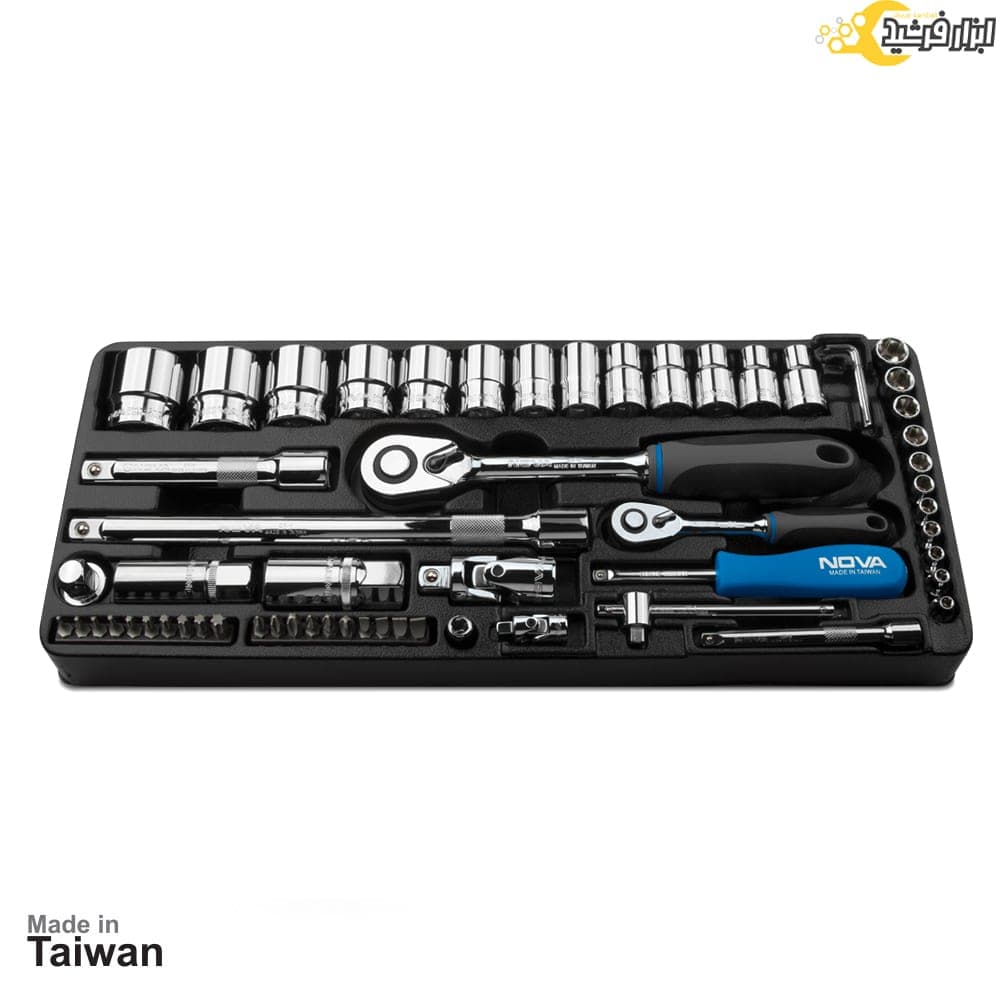 جعبه بکس 60 پارچه شش پر نووا NTS7016 — تصویر ۲